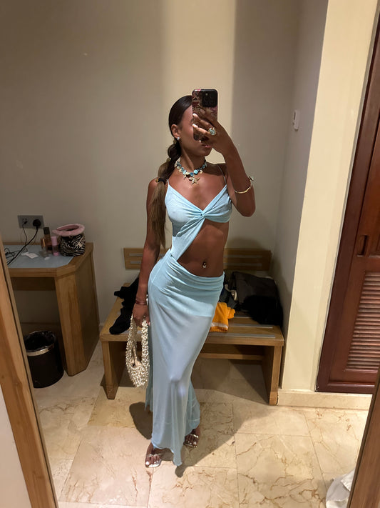 Nicole Cut Out Maxi Dress
