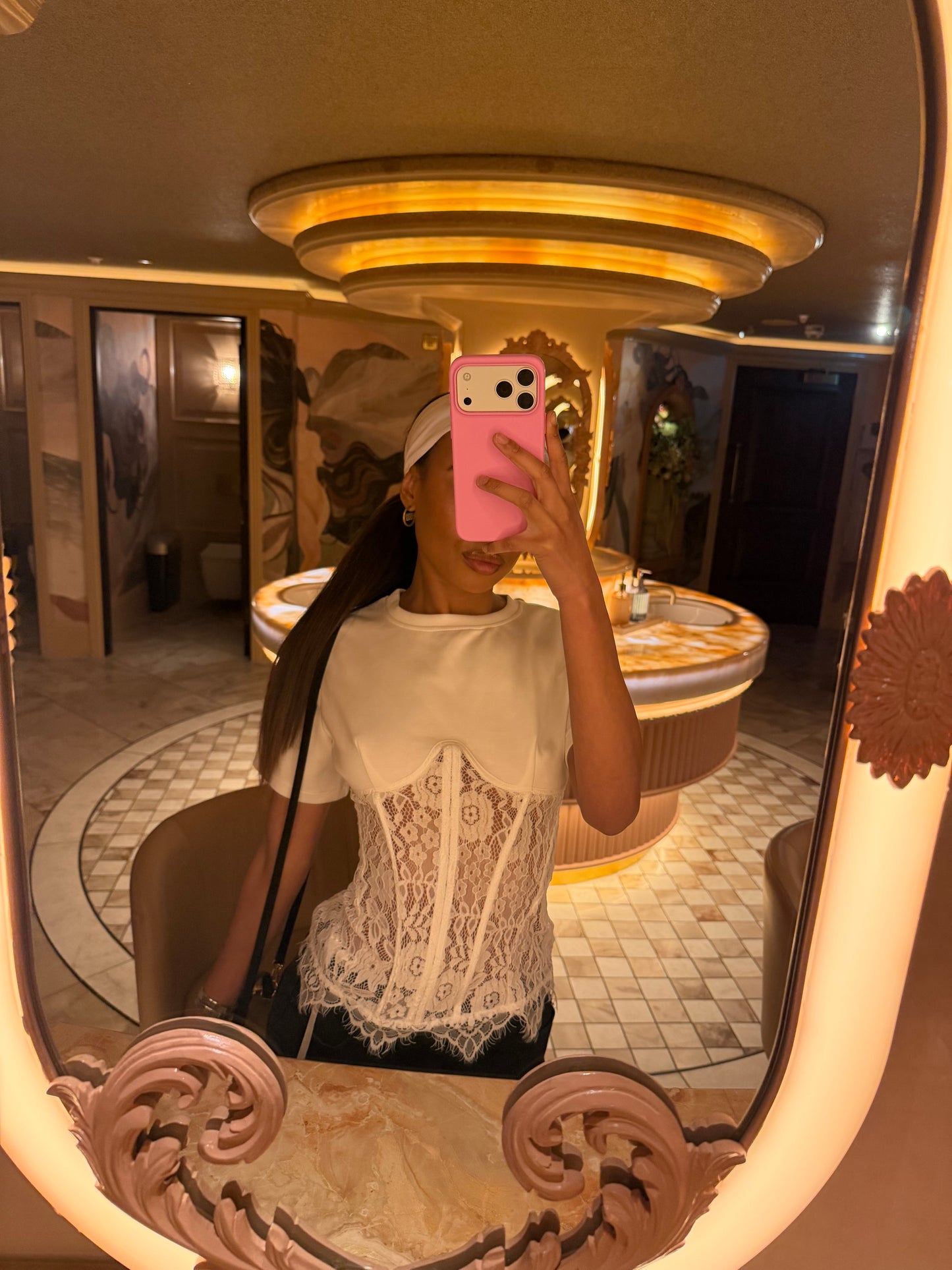 LUCY Corset Lace Top