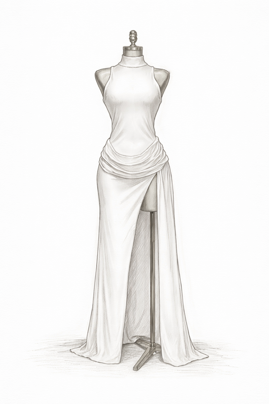 REGAN Slit Maxi