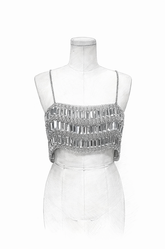GEMMA Jewelled Top
