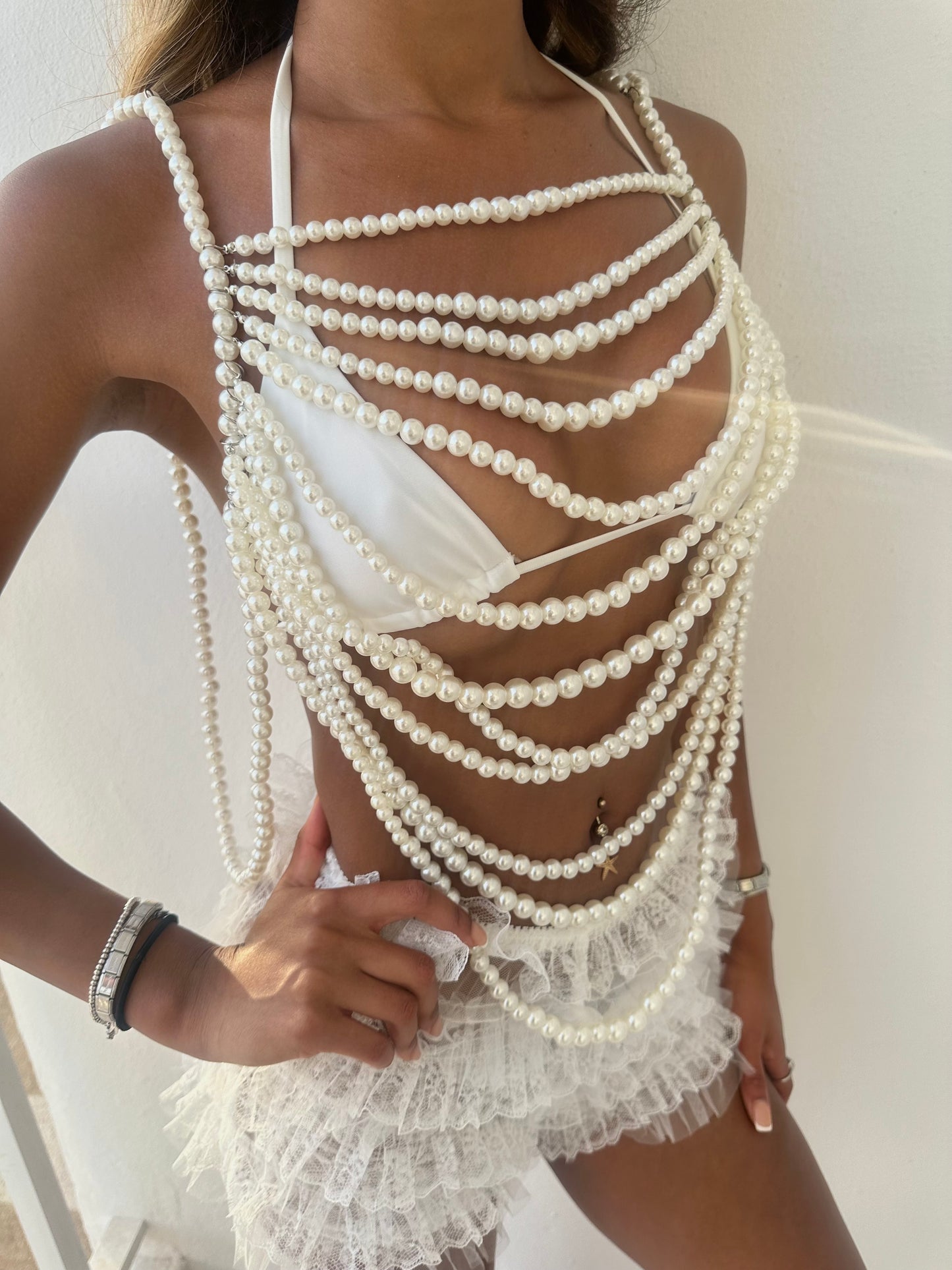 Beaded Pearl Top