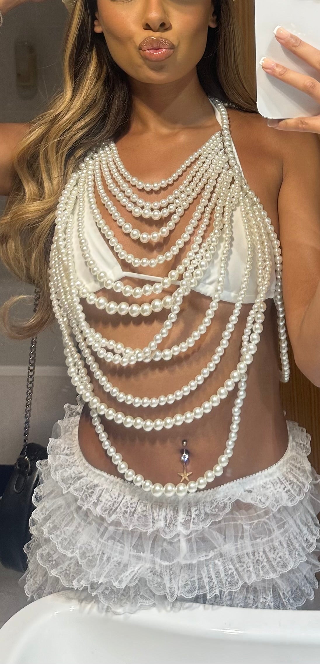 Beaded Pearl Top