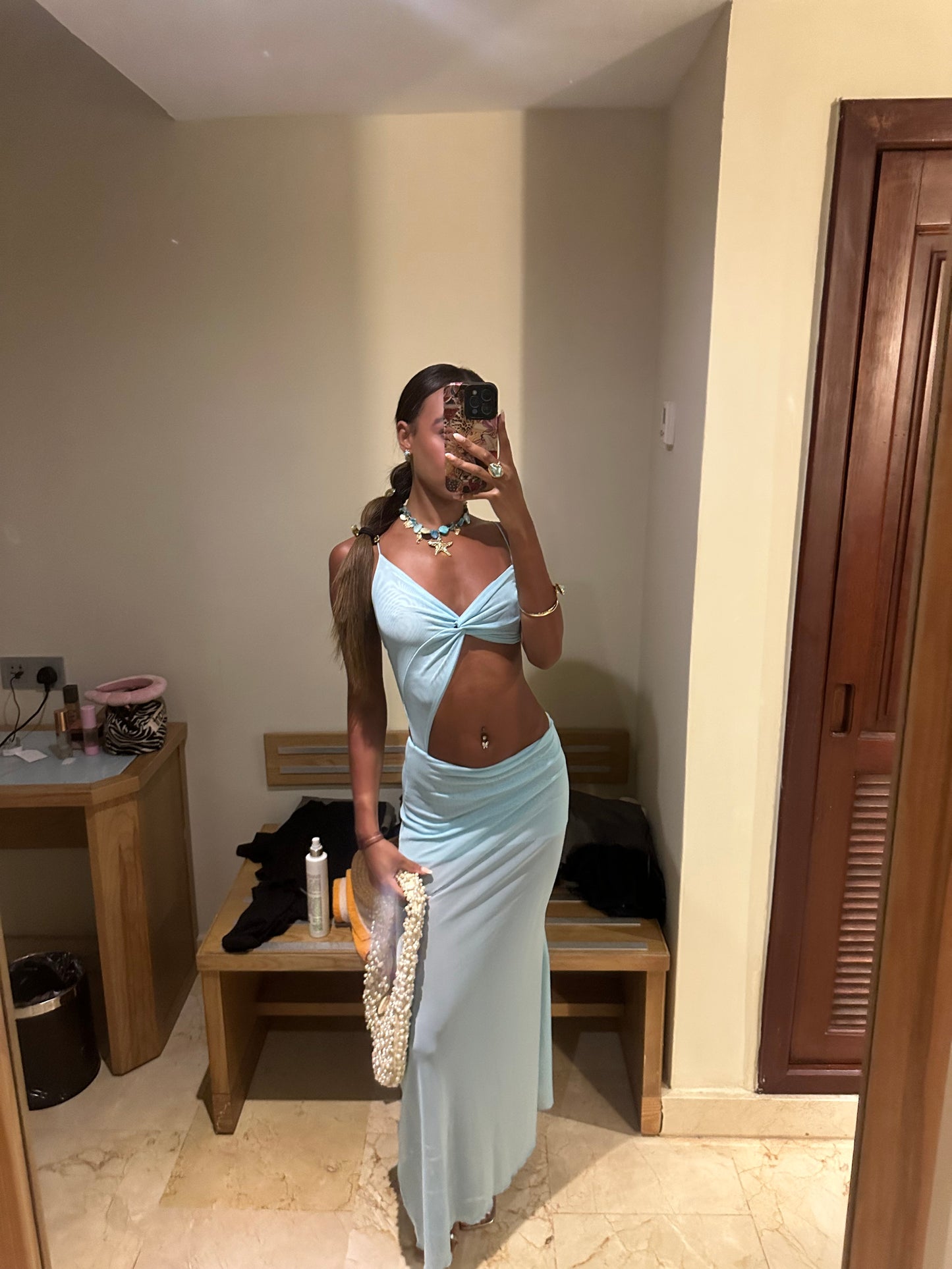 Nicole Cut Out Maxi Dress