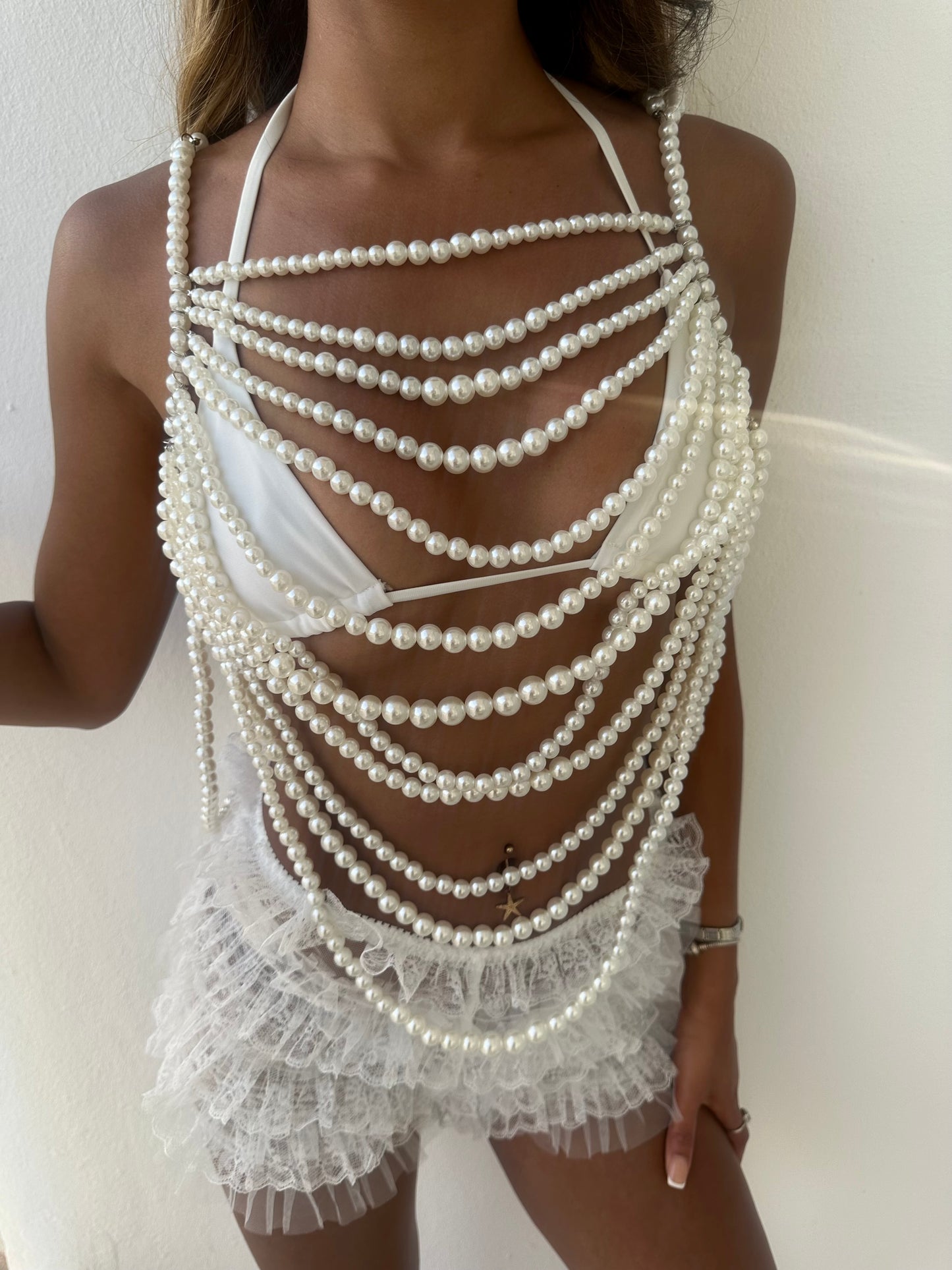Beaded Pearl Top