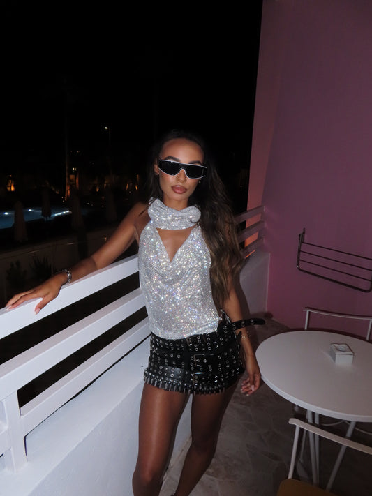 Gigi Belted Mini Skirt