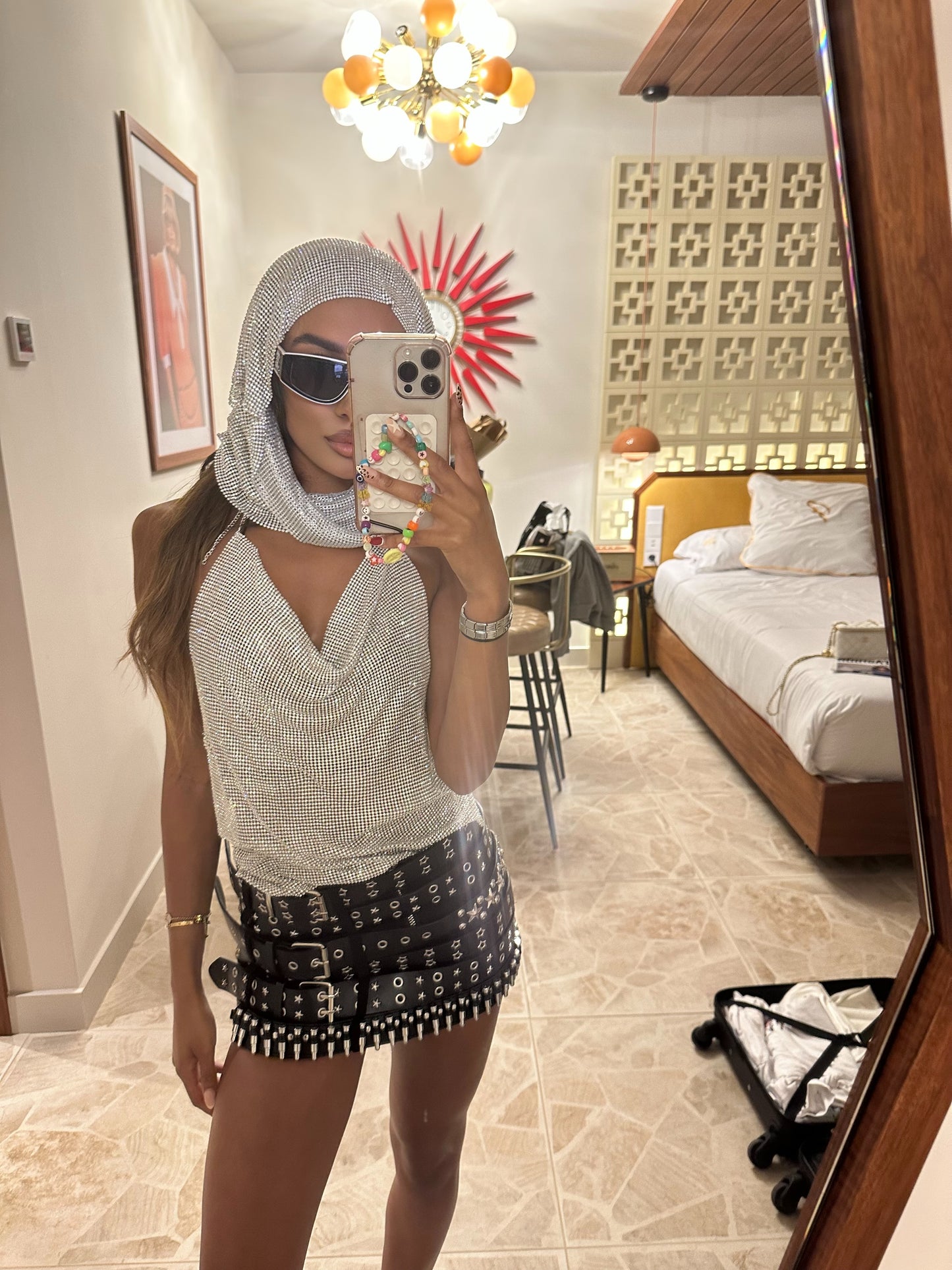 Gigi Belted Mini Skirt